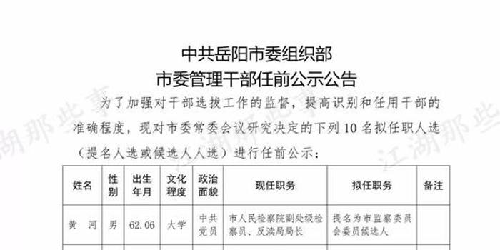 岳阳干部考察公示新篇章，深化公开透明促进人才选拔