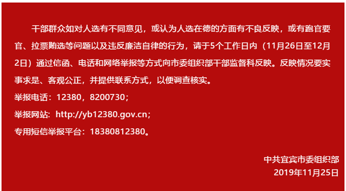 宜宾最新干部公示，推动城市发展的核心力量